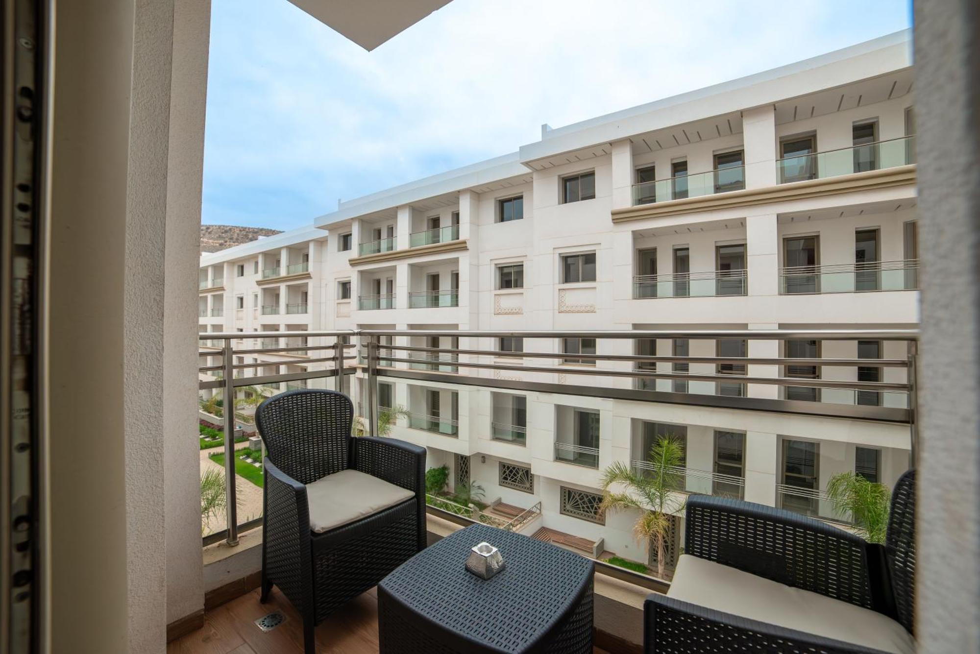 Luxury Seafront Apartment 101Sqm With Wi-Fi And Parking Agadir Esterno foto
