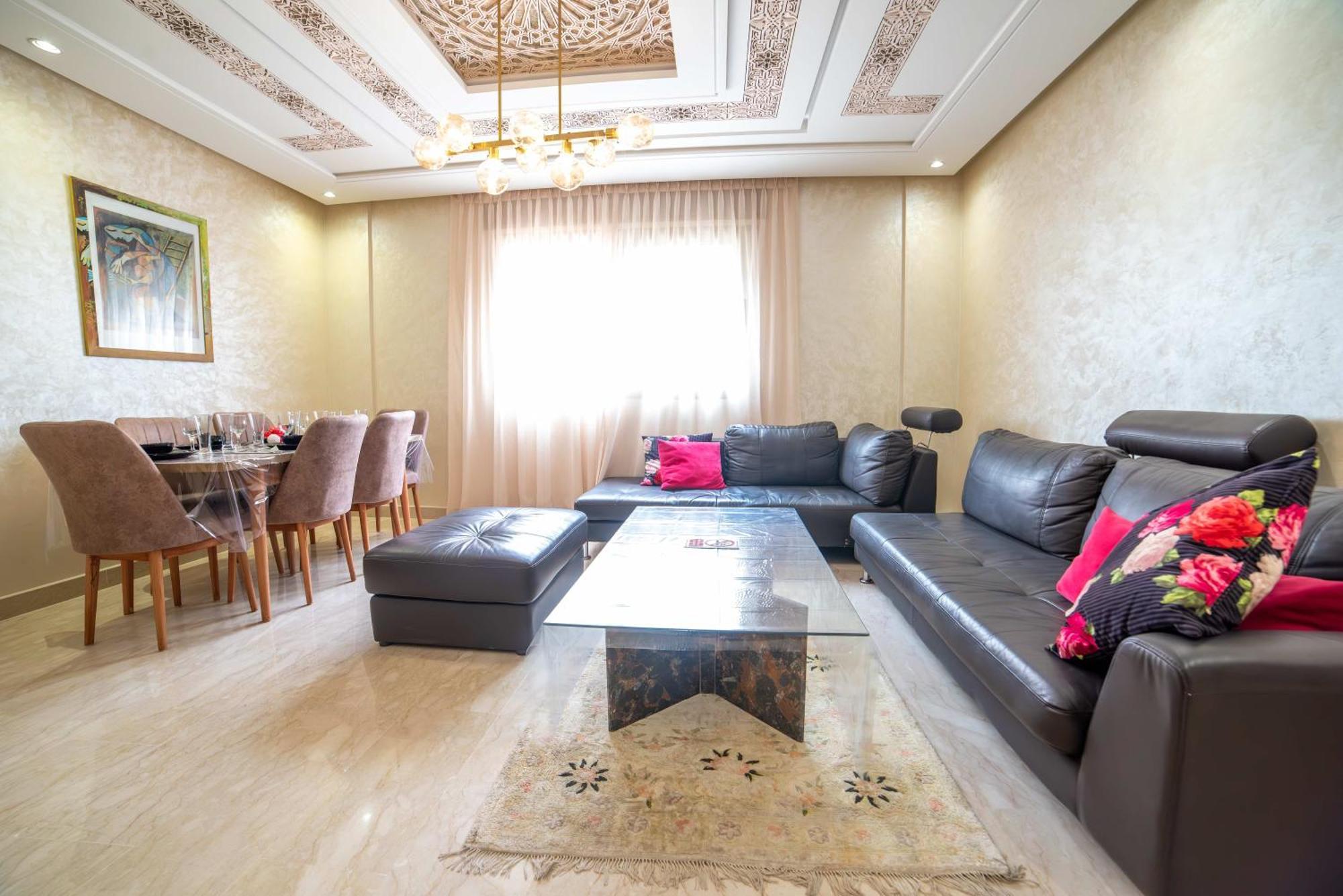 Luxury Seafront Apartment 101Sqm With Wi-Fi And Parking Agadir Esterno foto