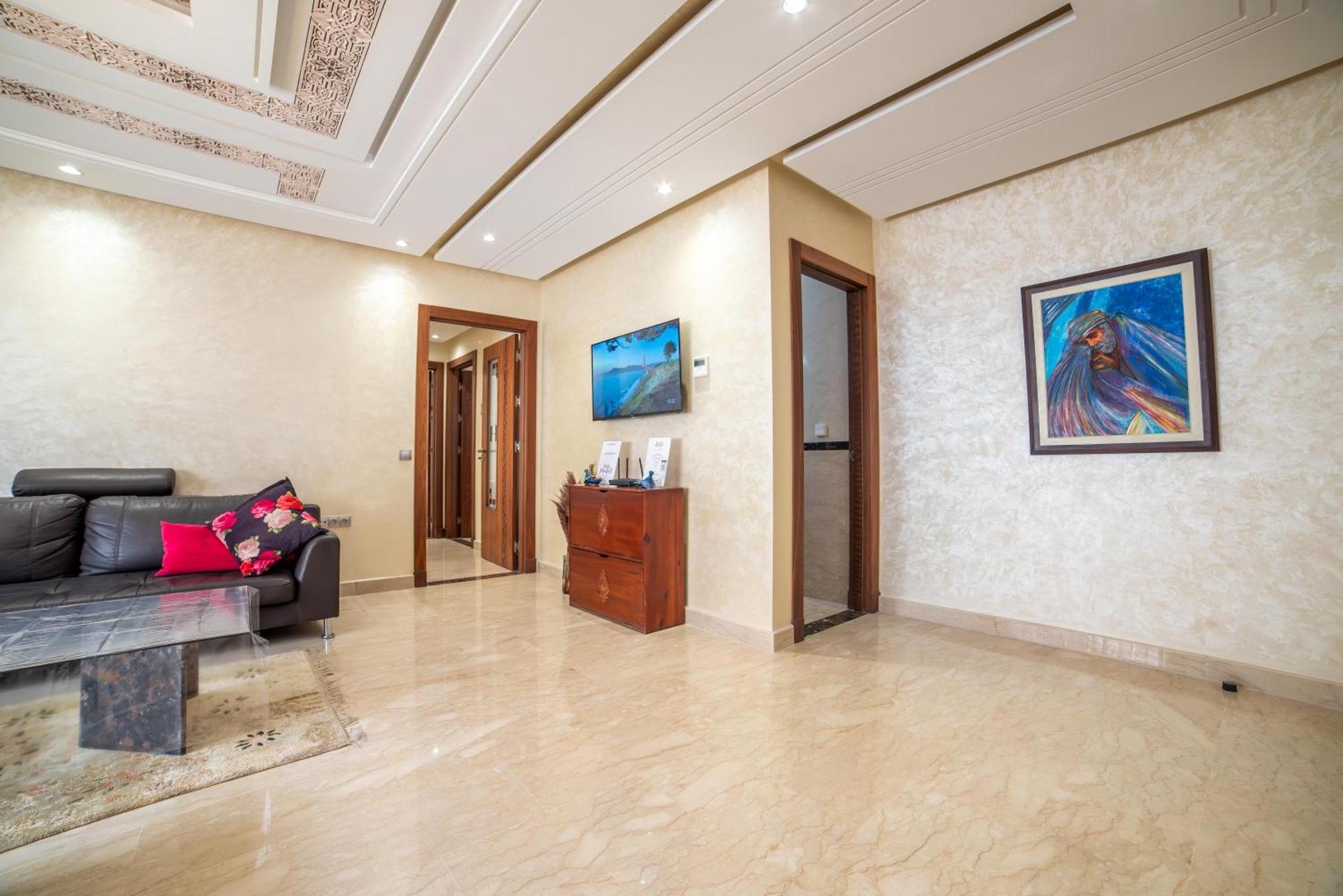 Luxury Seafront Apartment 101Sqm With Wi-Fi And Parking Agadir Esterno foto